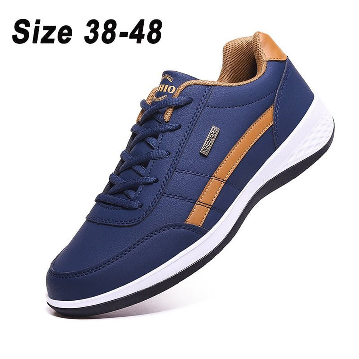 Casual Leather Italian Breathable Leisure Shoes - SharpDuds.com