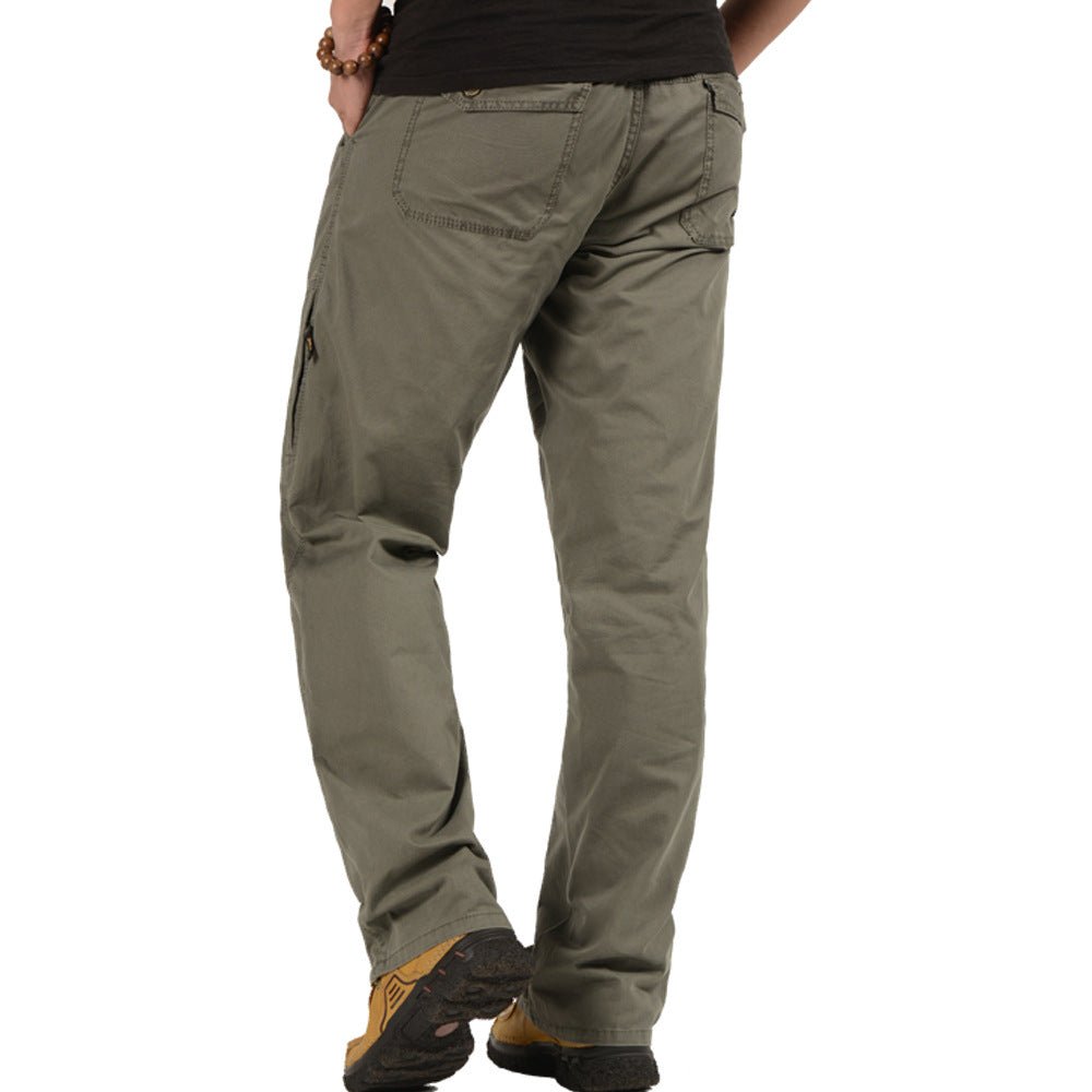 Casual Loose Multi Pocket Trousers - SharpDuds.com