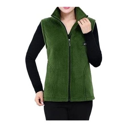 Casual Sleeveless Fleece Waistcoat Coat - SharpDuds.com