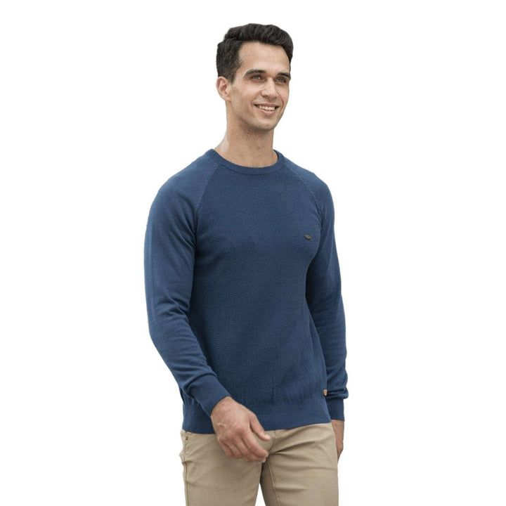 Casual Solid Color Raglan Sleeve Sweater - www.SharpDuds.com