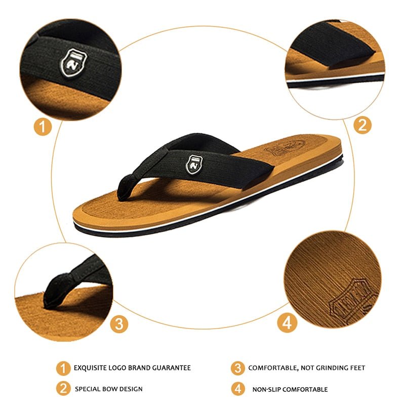 Classic Flip Flops Summer Beach Slippers - SharpDuds.com