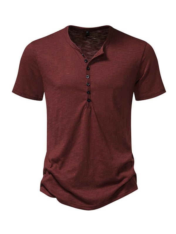 Classic Henley T - Shirt - SharpDuds