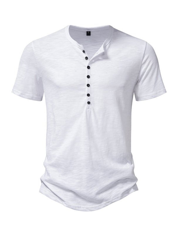 Classic Henley T - Shirt - SharpDuds