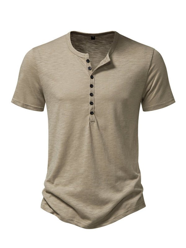 Classic Henley T - Shirt - SharpDuds