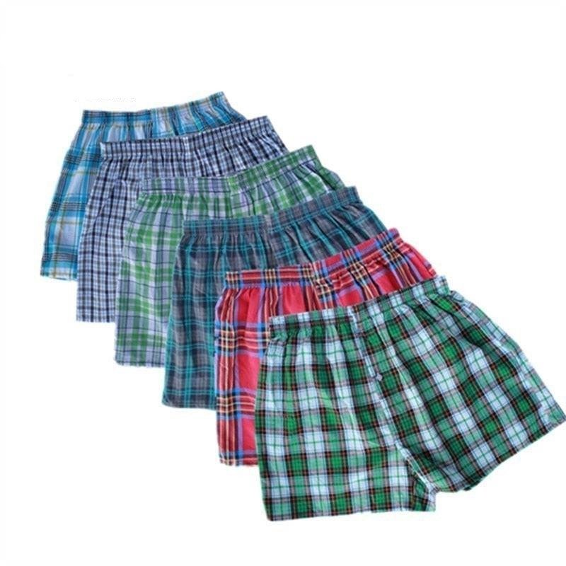 Classic Plaid Boxer Shorts - SharpDuds.com