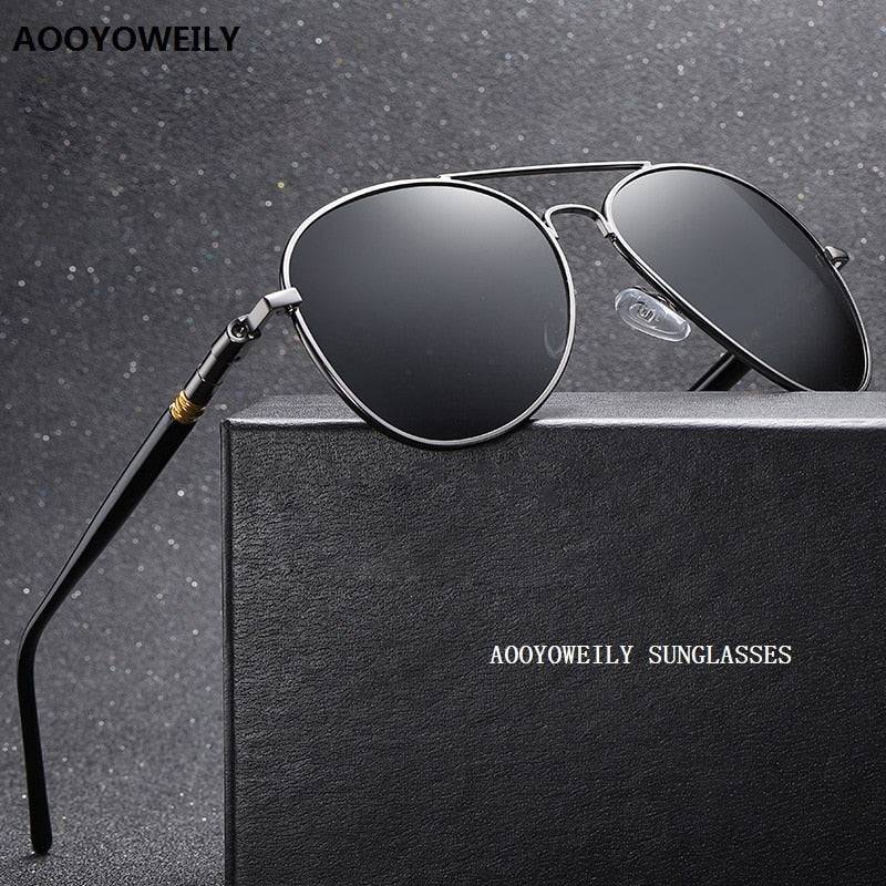 Classic Polarized Aviator Sunglasses - SharpDuds.com