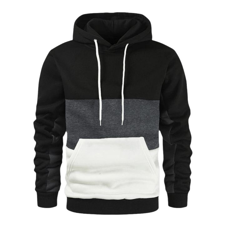 Color block Fleece Hoodie - SharpDuds.com