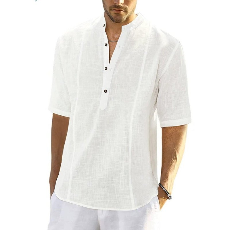 Comfortable Casual Linen Shirt - SharpDuds.com