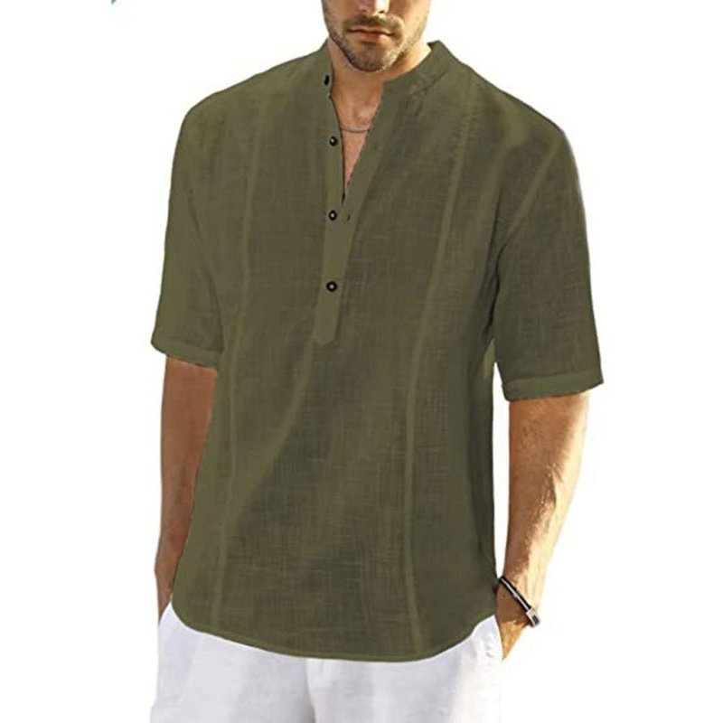 Comfortable Casual Linen Shirt - SharpDuds.com