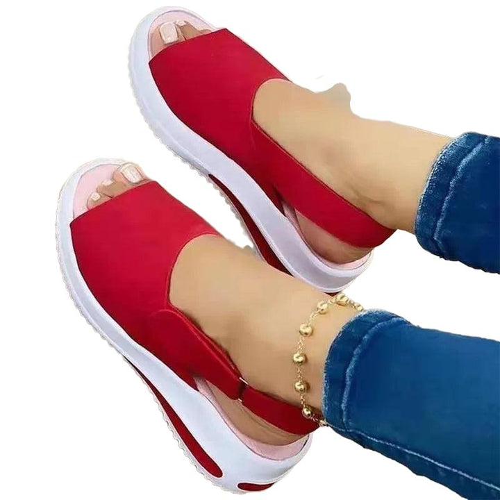 Comfortable Soft Stitching Flat Sandals - SharpDuds.com