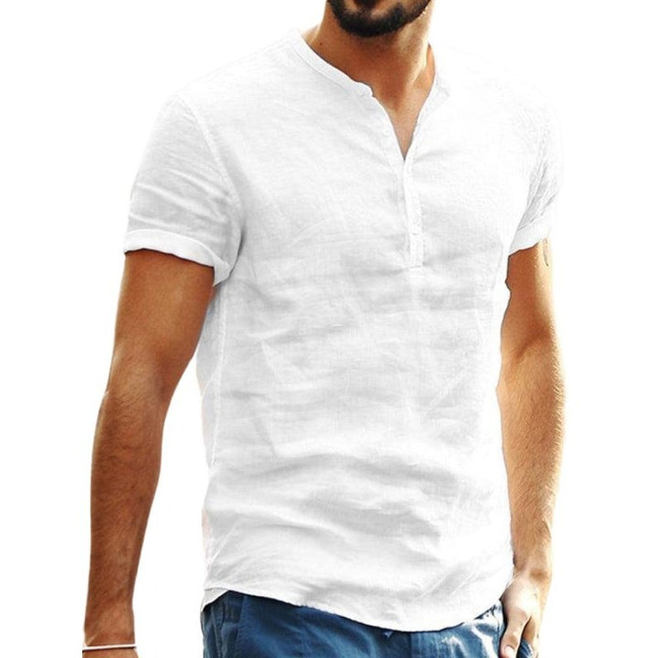 Cotton Linen Shirt - SharpDuds.com