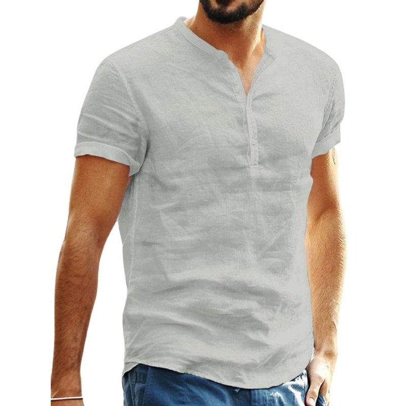 Cotton Linen Shirt - SharpDuds.com