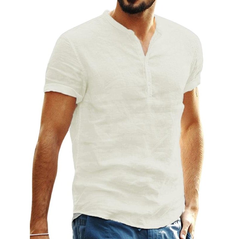 Cotton Linen Shirt - SharpDuds.com