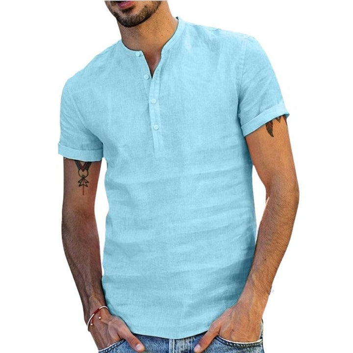 Cotton Linen Shirt - SharpDuds.com