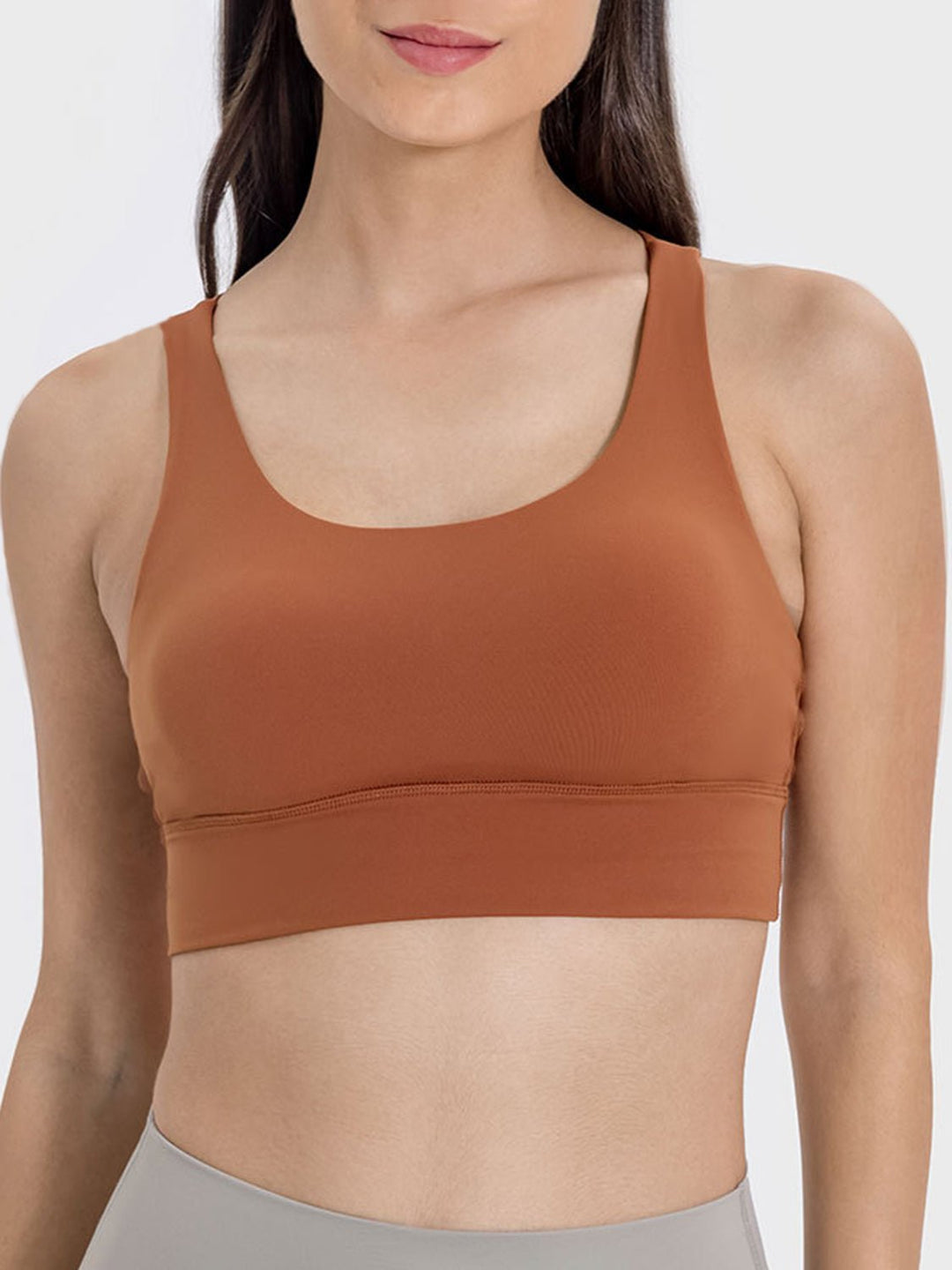 Crisscross Scoop Neck Active Tank - SharpDuds