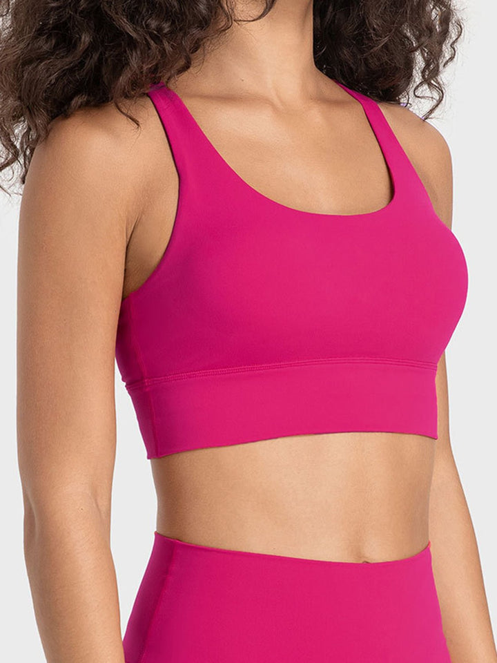 Crisscross Scoop Neck Active Tank - SharpDuds