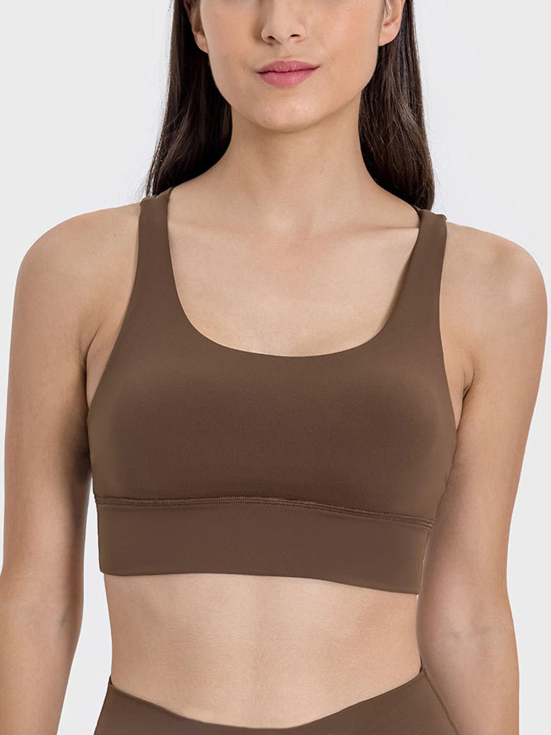 Crisscross Scoop Neck Active Tank - SharpDuds