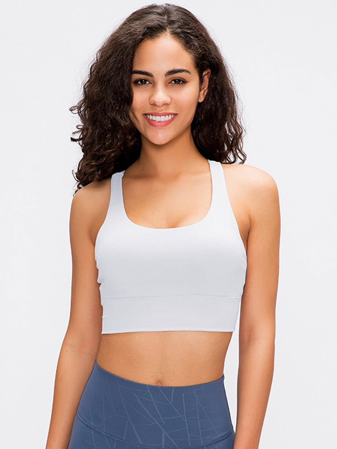 Crisscross Scoop Neck Active Tank - SharpDuds