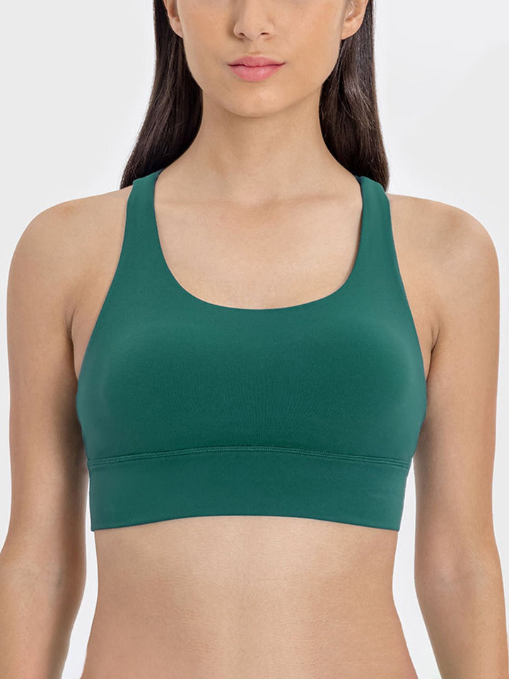 Crisscross Scoop Neck Active Tank - SharpDuds