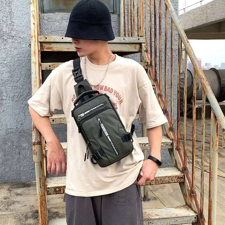 Crossbody Multifunctional Shoulder Chest Small Backpack - www.SharpDuds.com