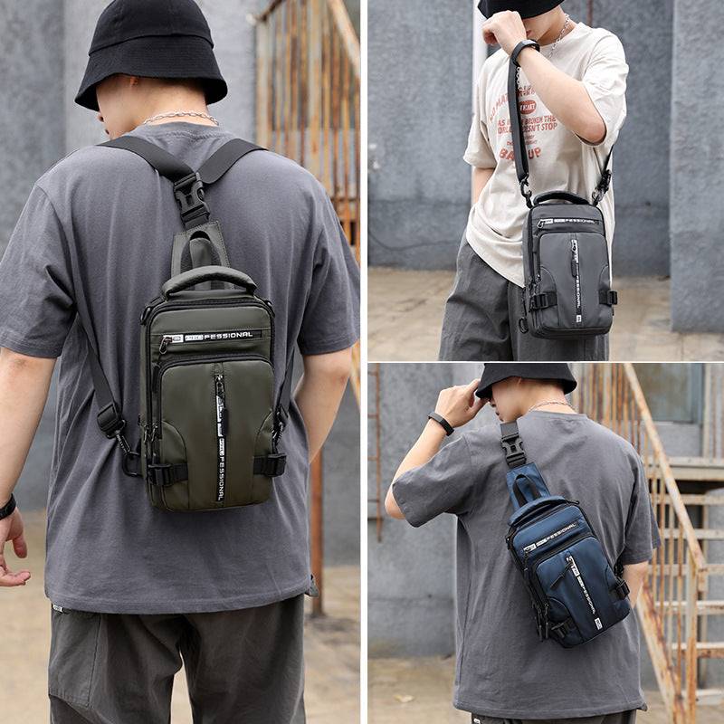 Crossbody Multifunctional Shoulder Chest Small Backpack - SharpDuds.com