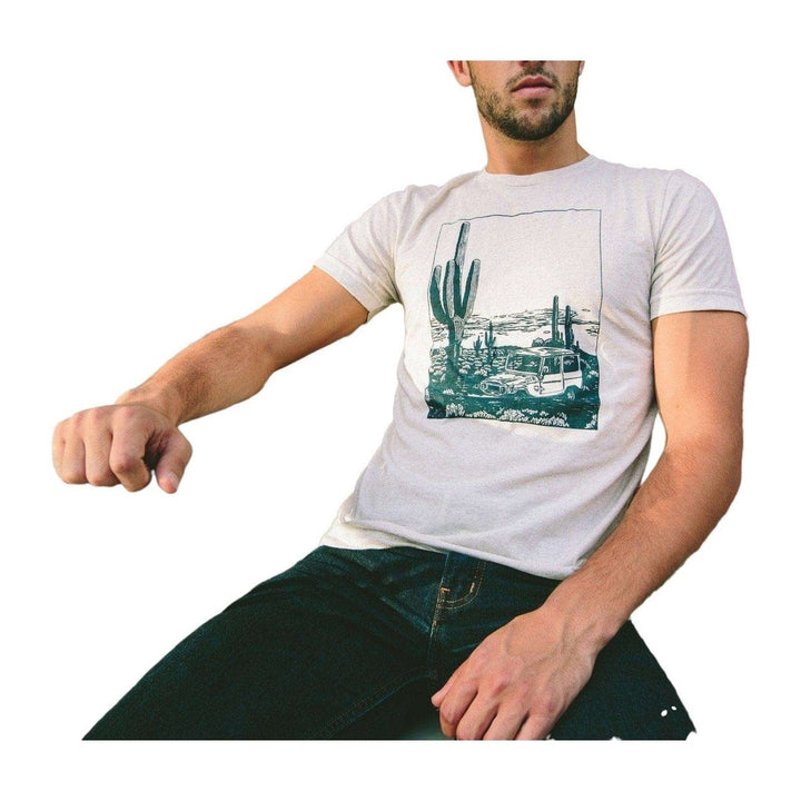 Desert Cruiser Tee-Oatmeal - www.SharpDuds.com