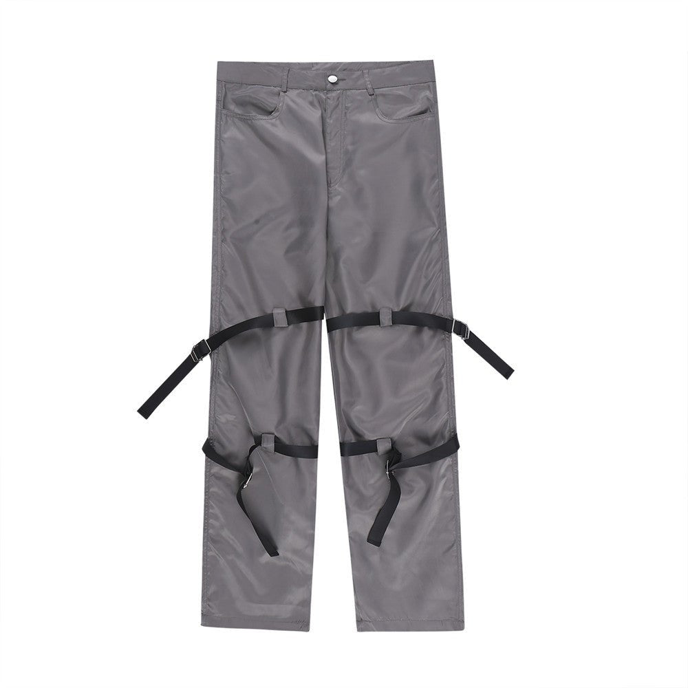 Design Sense Loose Straight-leg Pants - SharpDuds.com