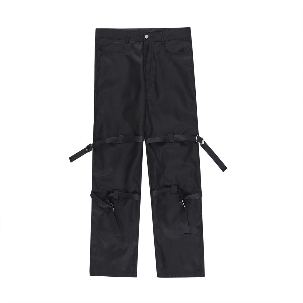 Design Sense Loose Straight-leg Pants - SharpDuds.com