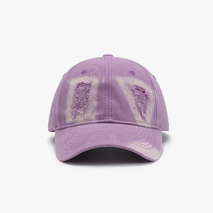 Distressed Cotton Baseball Cap - SharpDuds