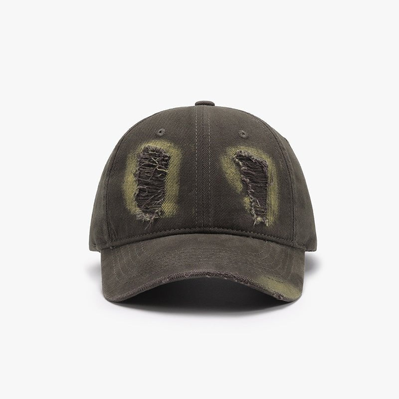 Distressed Cotton Baseball Cap - SharpDuds