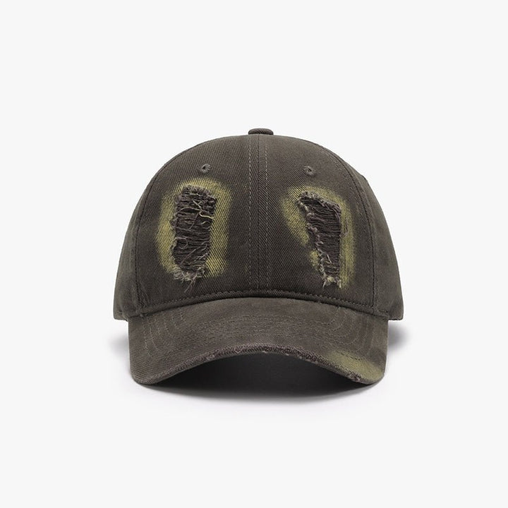 Distressed Cotton Baseball Cap - SharpDuds