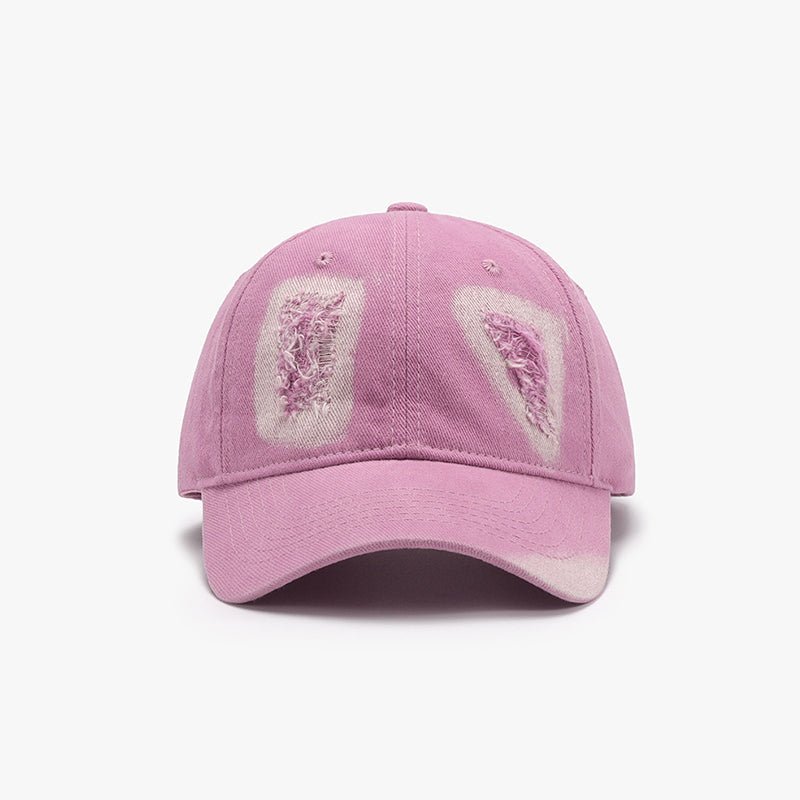 Distressed Cotton Baseball Cap - SharpDuds