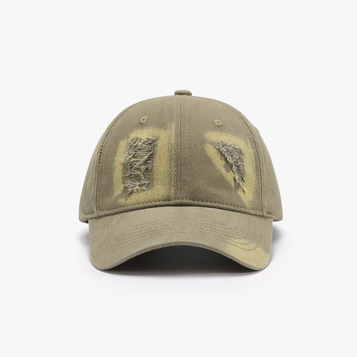 Distressed Cotton Baseball Cap - SharpDuds