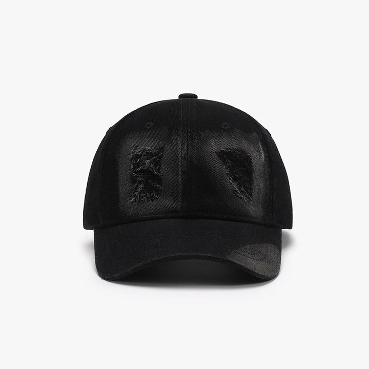 Distressed Cotton Baseball Cap - SharpDuds