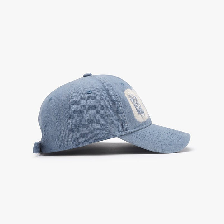 Distressed Cotton Baseball Cap - SharpDuds