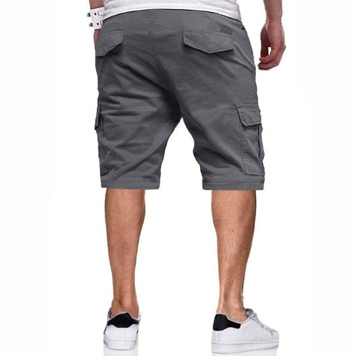 Drawstring Colorblock Casual Shorts - SharpDuds.com