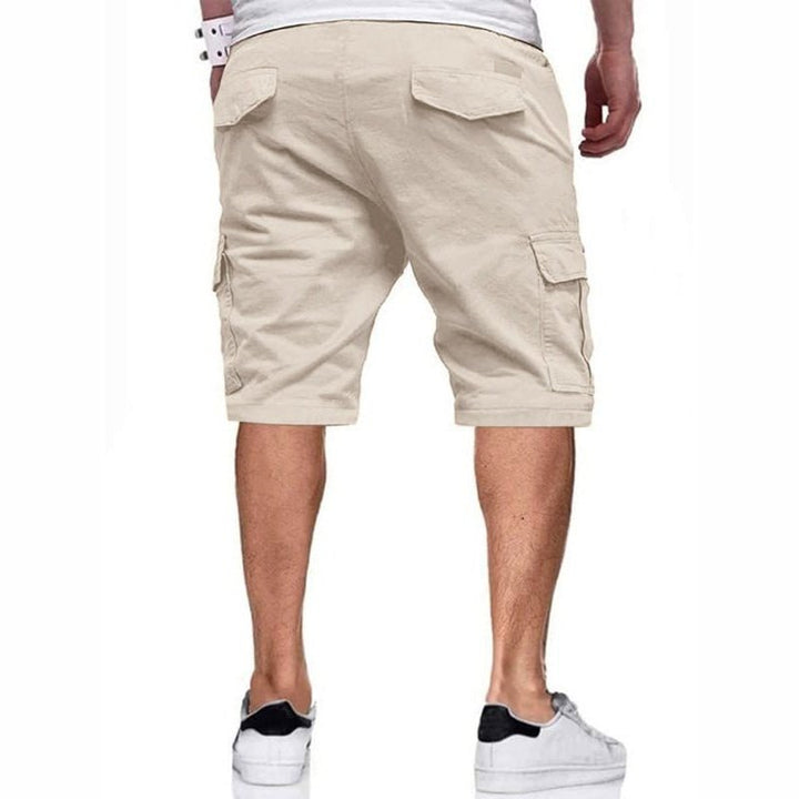 Drawstring Colorblock Casual Shorts - SharpDuds.com