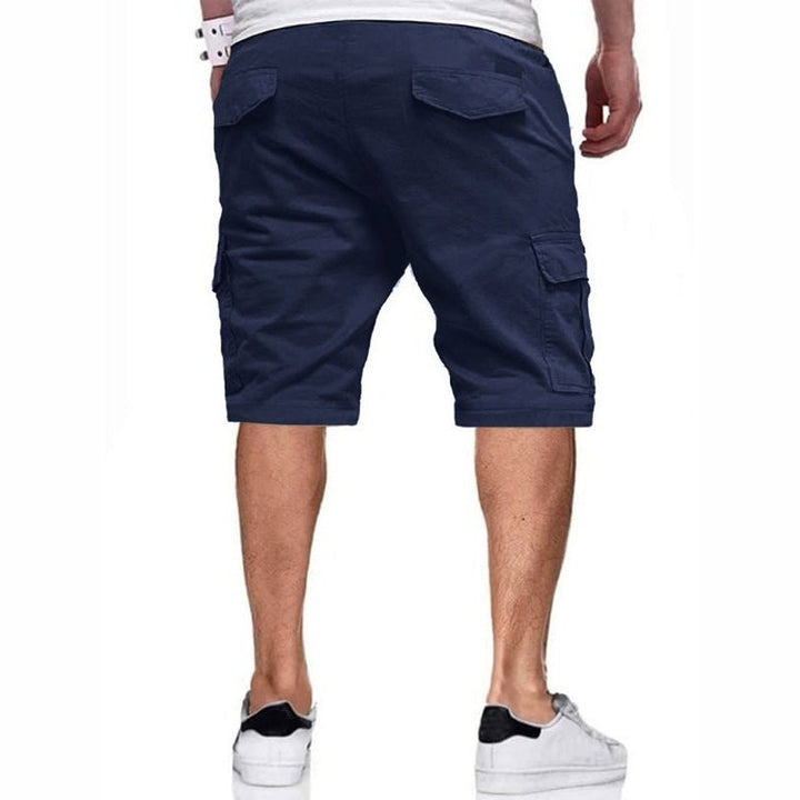 Drawstring Colorblock Casual Shorts - SharpDuds.com