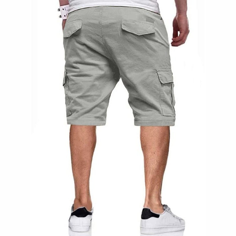 Drawstring Colorblock Casual Shorts - SharpDuds.com