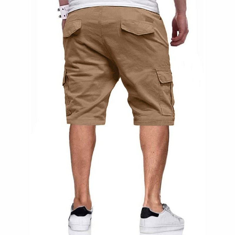 Drawstring Colorblock Casual Shorts - SharpDuds.com