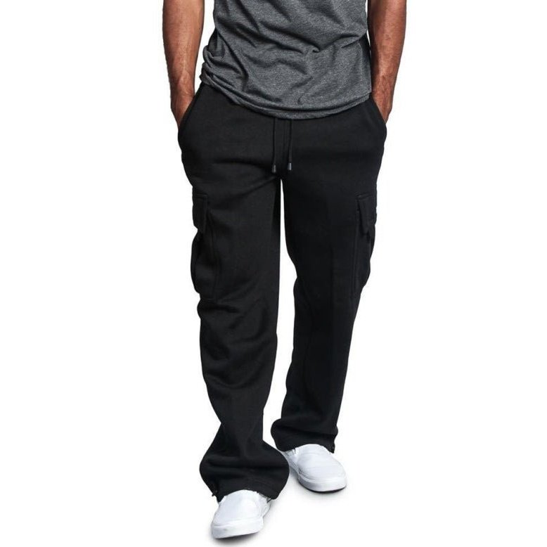 Drawstring Waist Cargo Pants - SharpDuds.com