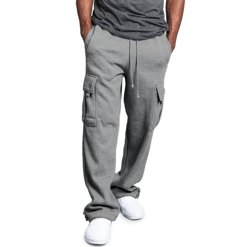 Drawstring Waist Cargo Pants - SharpDuds.com