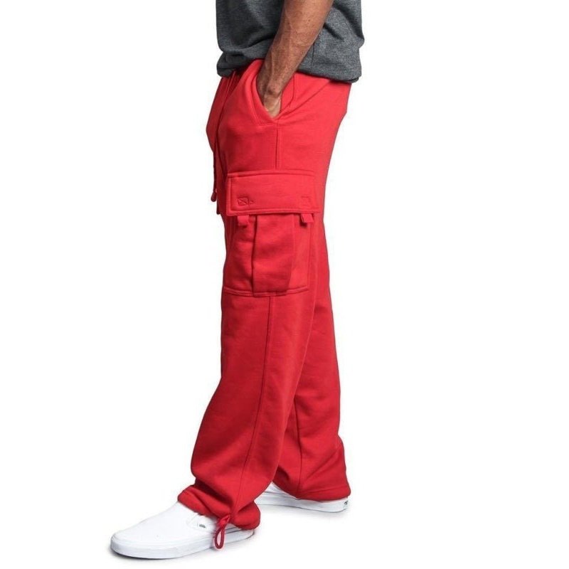 Drawstring Waist Cargo Pants - SharpDuds.com