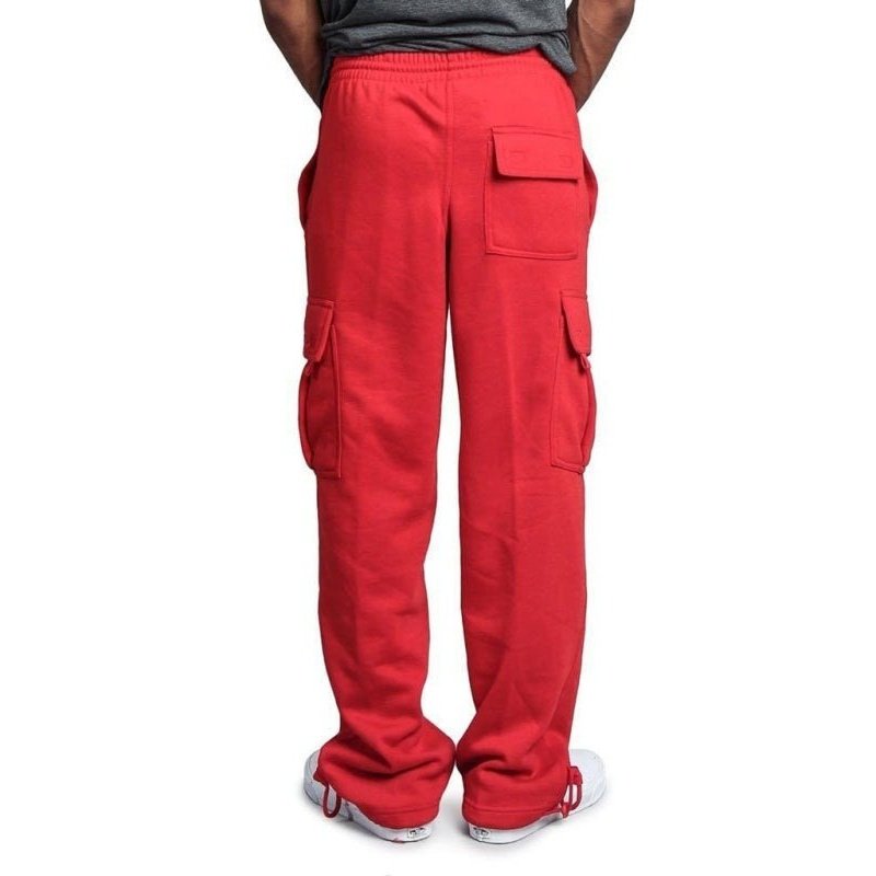 Drawstring Waist Cargo Pants - SharpDuds.com