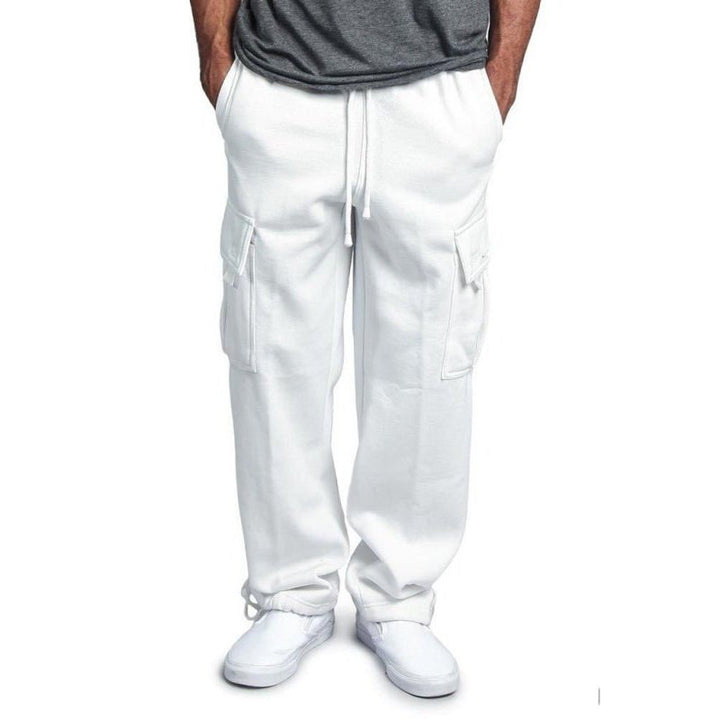 Drawstring Waist Cargo Pants - SharpDuds.com