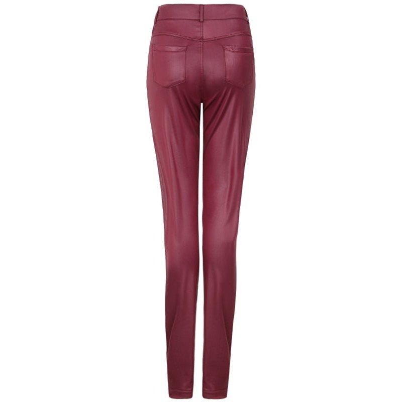 Fashion Pu Leather Feet Trousers - SharpDuds.com