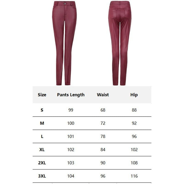 Fashion Pu Leather Feet Trousers - SharpDuds.com