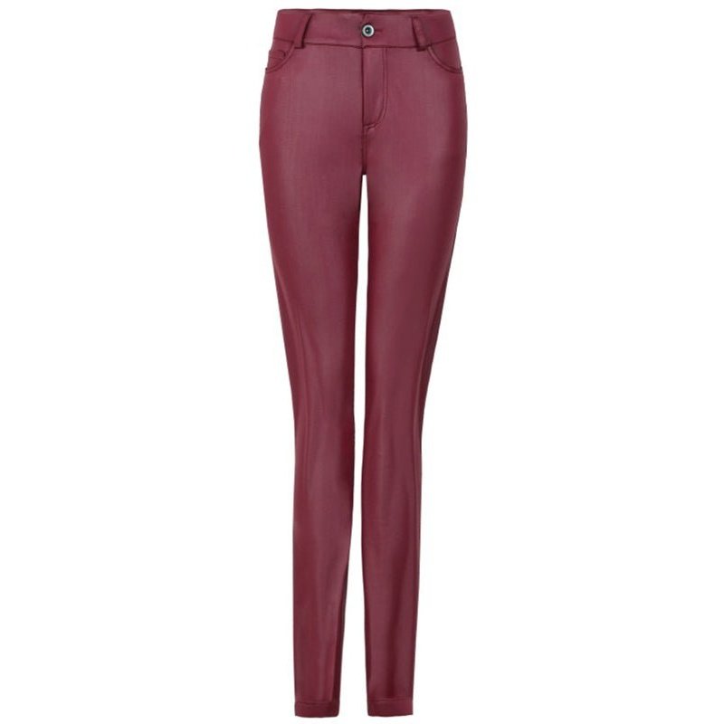 Fashion Pu Leather Feet Trousers - SharpDuds.com