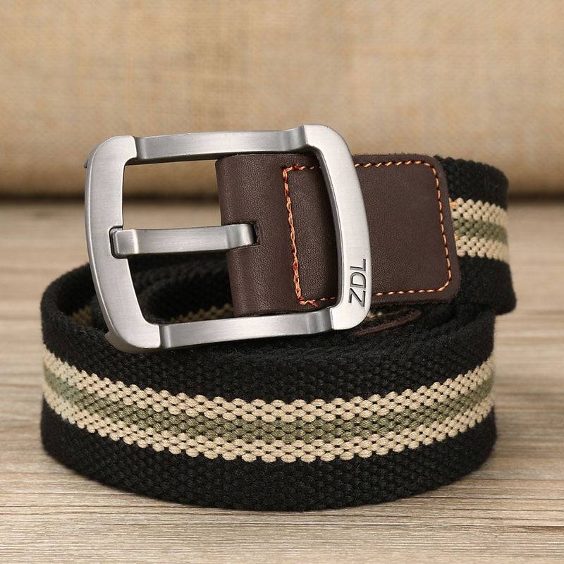 Fashionable Metal Buckle Pins Military Tactical Belts - SharpDuds.com