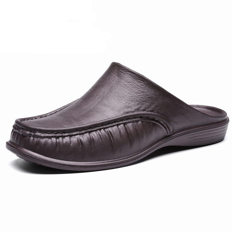 Flat Fashion Leather Sandals - SharpDuds.com